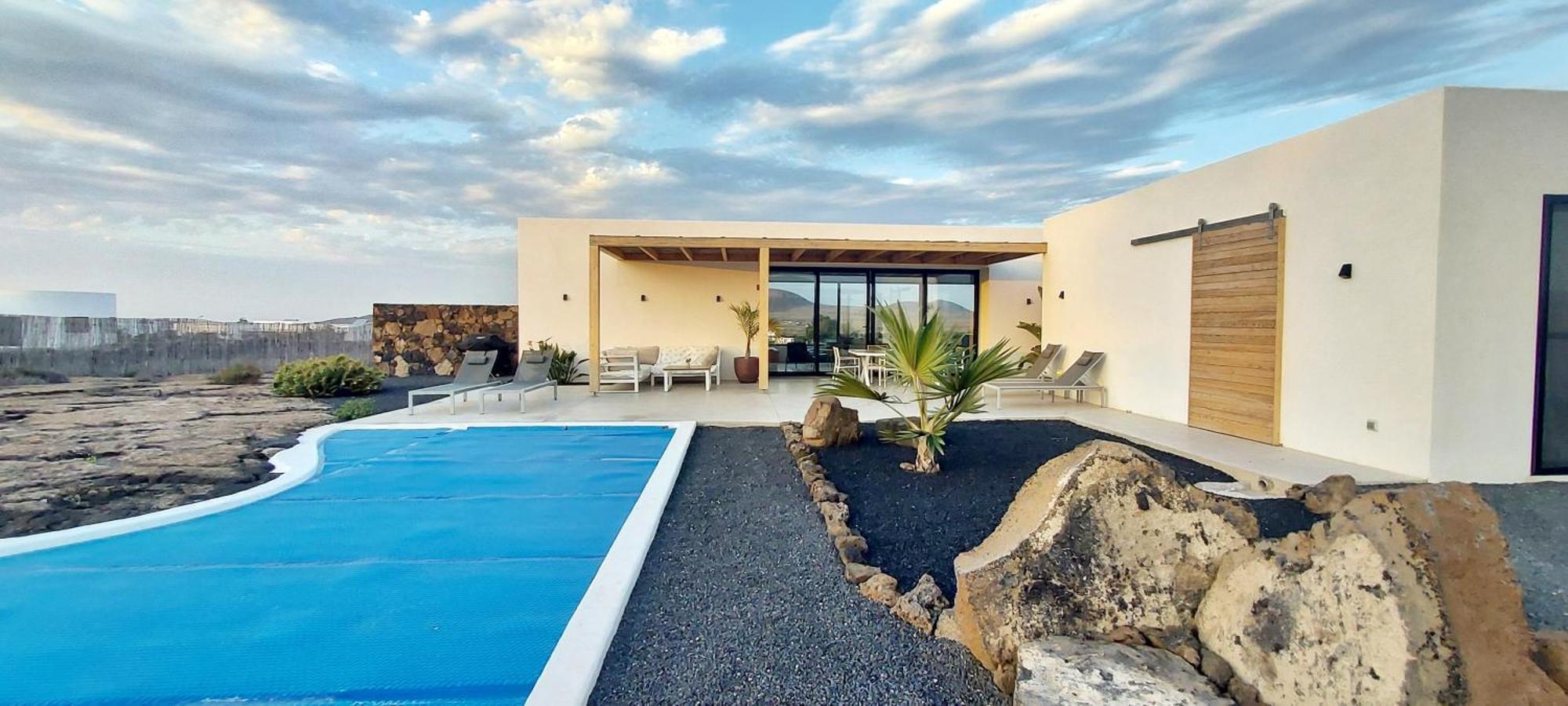 Villa Tabaiba En Lajares Con Piscina Eksteriør billede